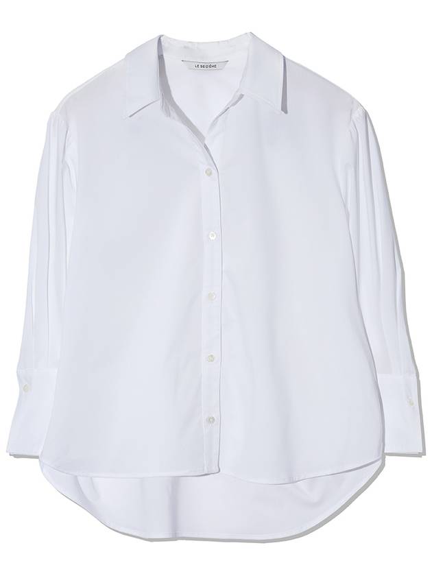 RinkleFree Open Collar Shirt White - LESEIZIEME - BALAAN 8