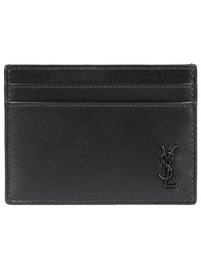 Mini Monogram Card Wallet Black - SAINT LAURENT - BALAAN 2