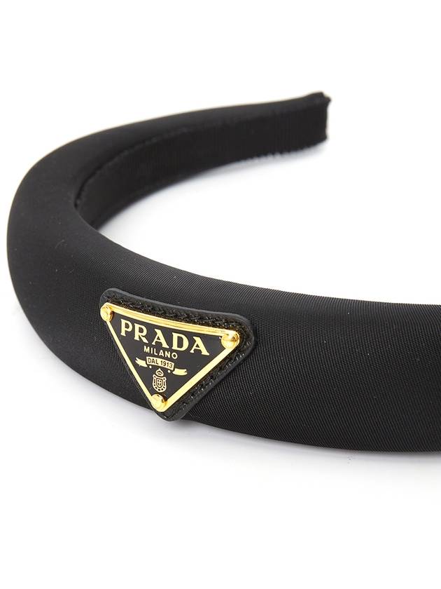 Re-Nylon Headband Black - PRADA - BALAAN 6