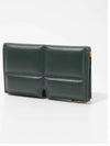 Large Snip Quilted Leather Half Wallet Green - BURBERRY - BALAAN 2