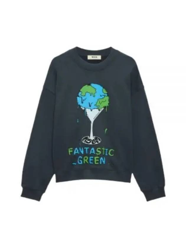 Fantastic Green Sweatshirt Grey - MSGM - BALAAN 2