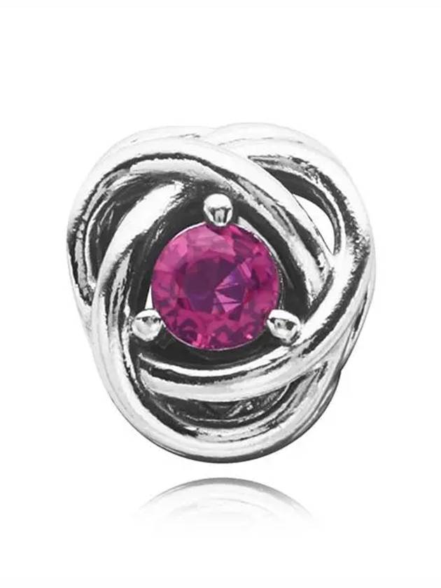 October Birthstone Eternity Circle Charm Silver Pink - PANDORA - BALAAN 3