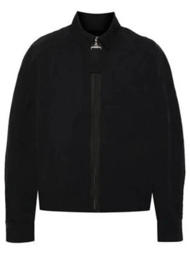 Linu Embossed Logo Zip-up Jacket Black - JACQUEMUS - BALAAN 2