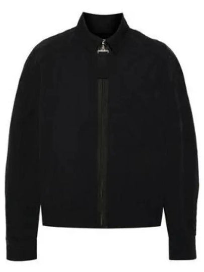 Linu Embossed Logo Zip-up Jacket Black - JACQUEMUS - BALAAN 2