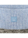 Small Face Logo Beanie Steel Blue - ACNE STUDIOS - BALAAN 6