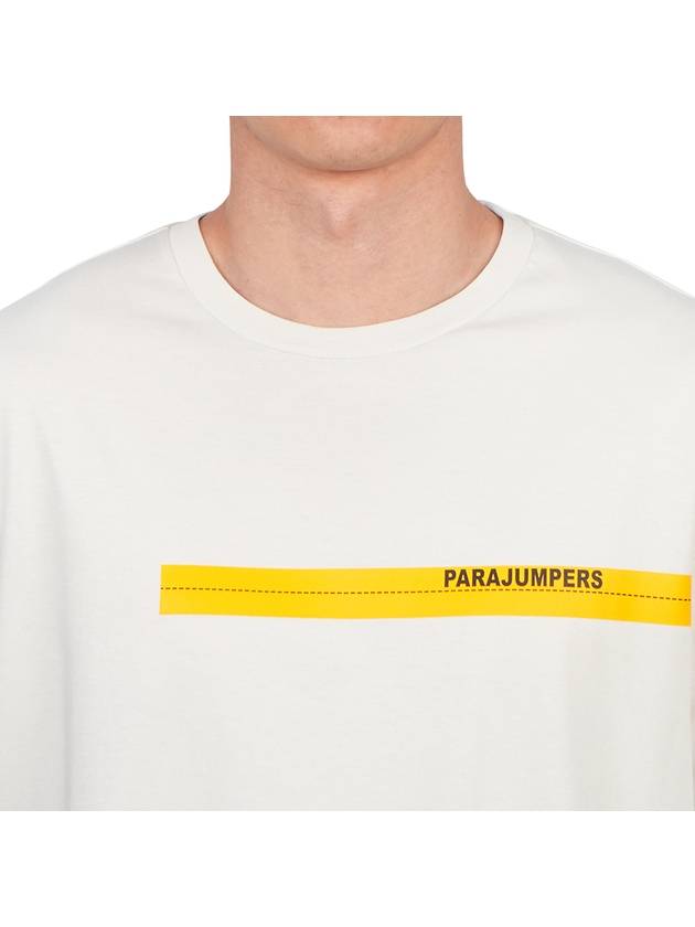 Tape Short Sleeve T-Shirt Cloud - PARAJUMPERS - BALAAN 6