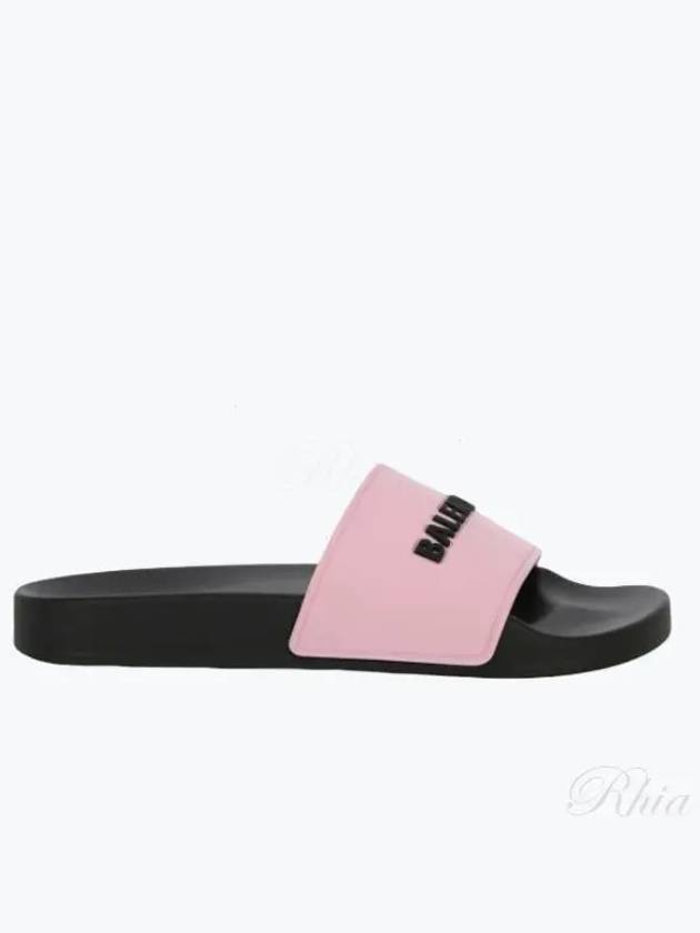 Logo Pool Slippers Pink - BALENCIAGA - BALAAN 2