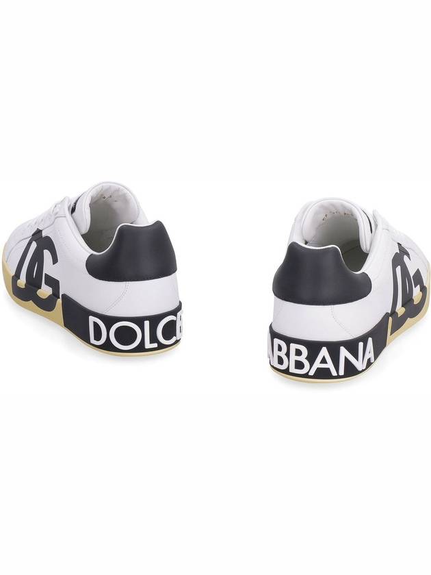 Saint Tropez Calfskin Sneakers White - DOLCE&GABBANA - BALAAN 5