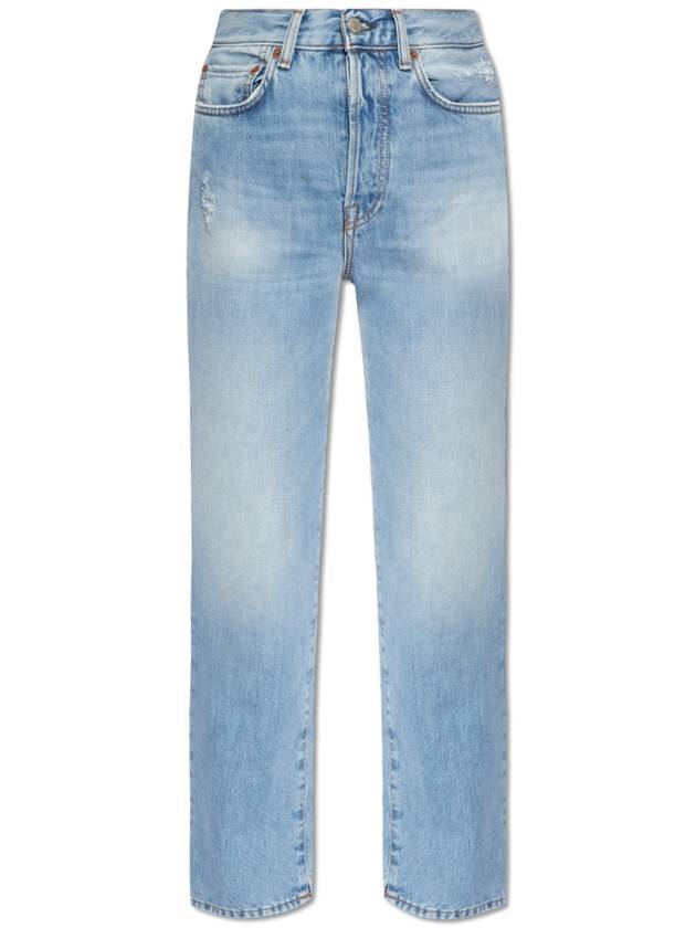 Straight Denim Jeans Blue - ACNE STUDIOS - BALAAN 1