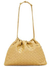 Intrecciato Medium Calfskin Bucket Bag Beige - BOTTEGA VENETA - BALAAN 4