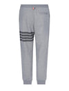 Men's Diagonal Loop Back Track Pants Medium Grey - THOM BROWNE - BALAAN.