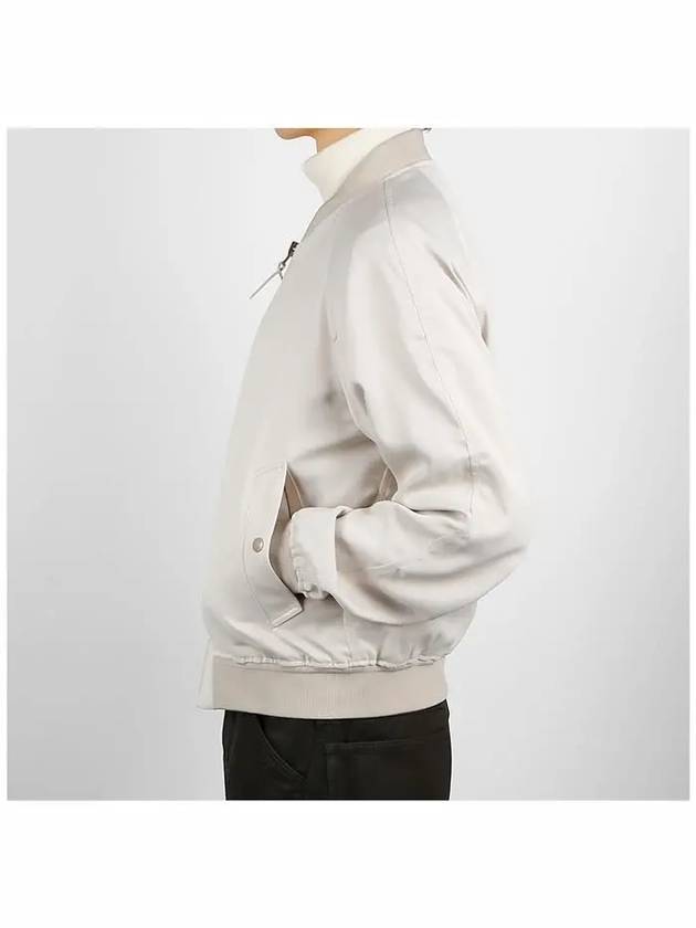 Cady Zip-Up Bomber Jacket White - TOM FORD - BALAAN 4