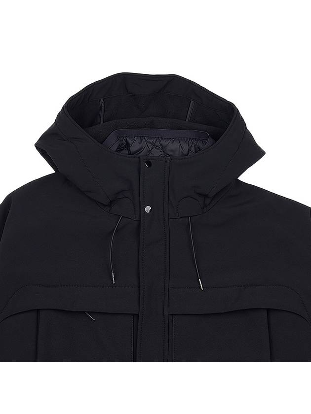 Men's Shell R Lens Wappen Hooded Jacket Black - CP COMPANY - BALAAN 4