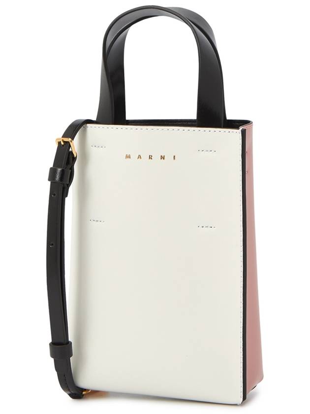 Women s Museo Nano Tote Bag Cross SHMP0050Y0 LV639 ZO303 - MARNI - BALAAN 3