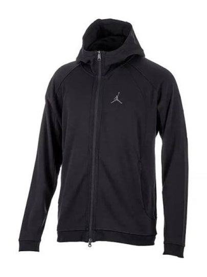 Jordan Dri-Fit Sports Air Fleece Zip Up Hoodie Black - NIKE - BALAAN 2