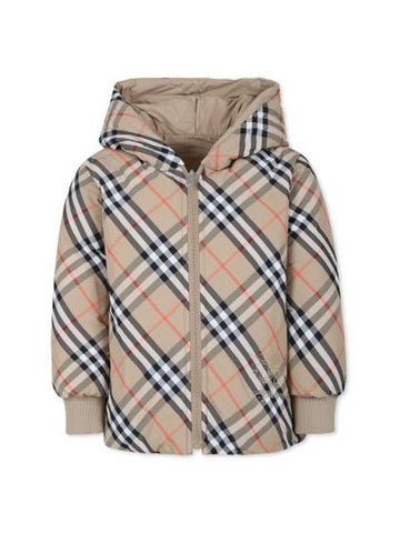 Kids Reversible Check Padded Sand - BURBERRY - BALAAN 1