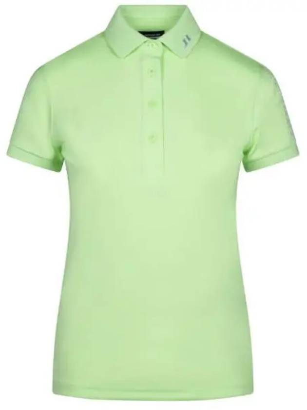 Tour Tech Short Sleeve Polo Shirt Patina Green - J.LINDEBERG - BALAAN 2