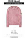 Waffen Patch Wool Knit Top Rose Quartz - STONE ISLAND - BALAAN 3