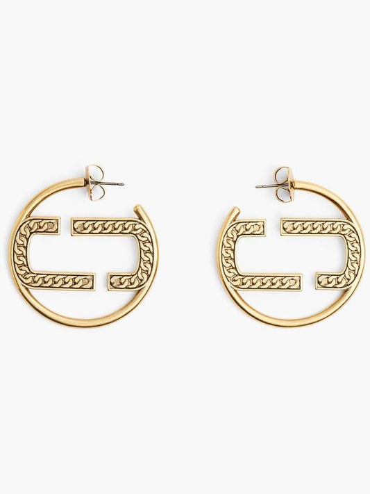 J Marc St. Marc Hoops_Light Antique Gold (2F3JER001J39-970) - MARC JACOBS - BALAAN 1