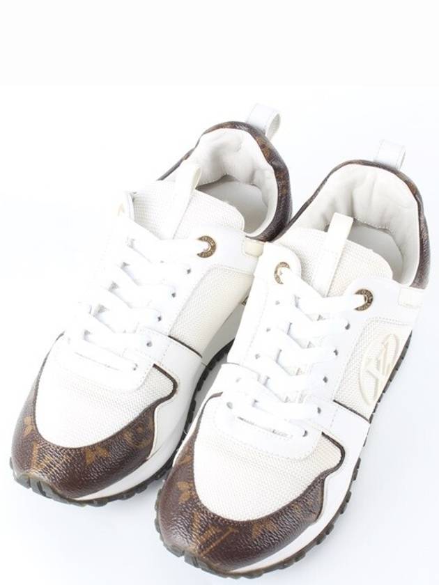 LV Runaway Gold Sneakers White 35 5 225 - LOUIS VUITTON - BALAAN 1