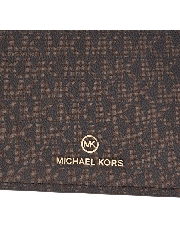 Jet Set Large Logo Cross Bag Brown - MICHAEL KORS - BALAAN 8