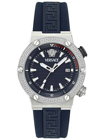 Versace Greca Quartz Blue Dial Men's Watch VE8G00124 - VERSACE - BALAAN 1