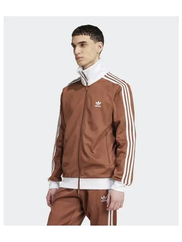 adidas Beckenbauer Track Top Brown IY9879 - ADIDAS - BALAAN 1