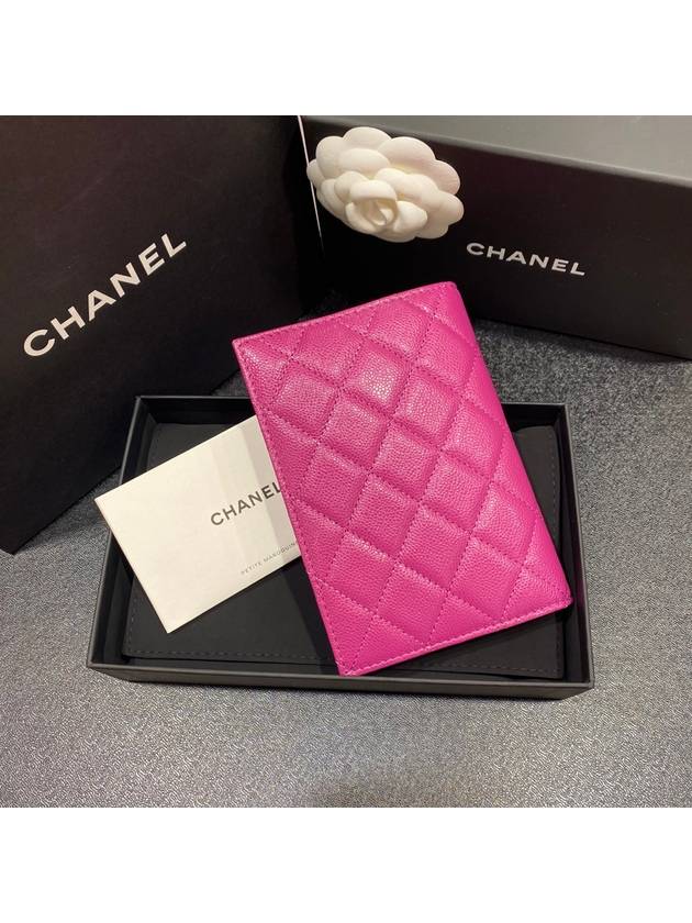 pink passport wallet - CHANEL - BALAAN 4