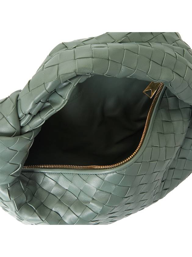 Teen Jodie Intrecciato Leather Tote Bag Green - BOTTEGA VENETA - BALAAN 7