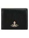 Men's ORB Logo Half Wallet Black - VIVIENNE WESTWOOD - BALAAN 2