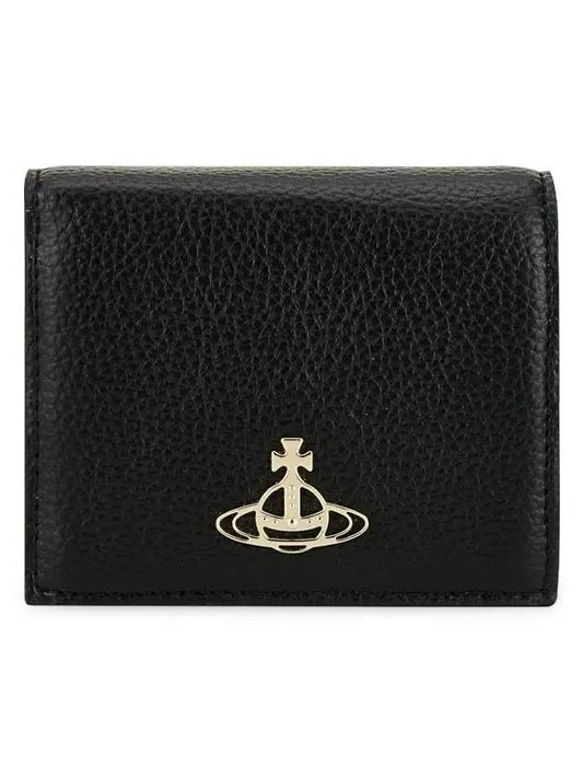 Men's ORB Logo Half Wallet Black - VIVIENNE WESTWOOD - BALAAN 2