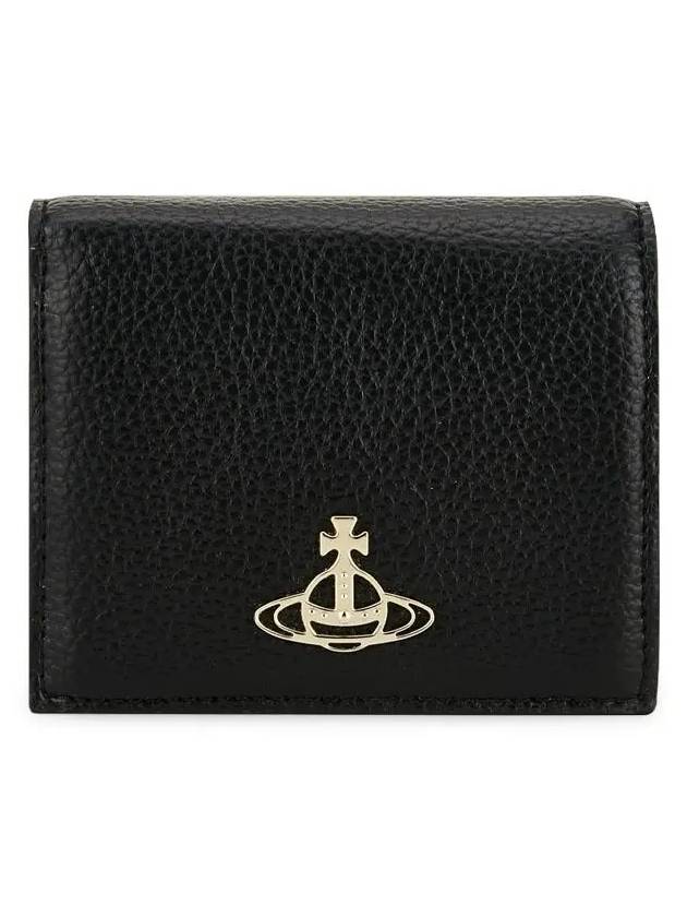 Men's ORB Logo Half Wallet Black - VIVIENNE WESTWOOD - BALAAN 4