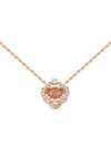 Sparkling Dance Clover Necklace Rose Gold - SWAROVSKI - BALAAN.