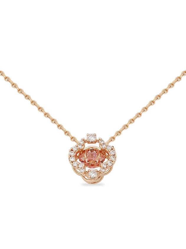 Sparkling Dance Clover Necklace Rose Gold - SWAROVSKI - BALAAN.