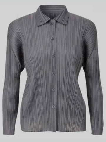 Pleated Please PP48 JJ105 12 Button Shirt 1336796 - ISSEY MIYAKE - BALAAN 1