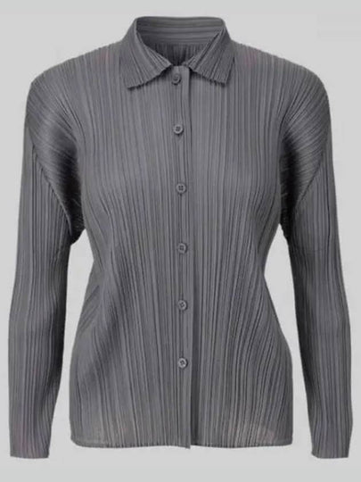 pleated button shirt - ISSEY MIYAKE - BALAAN 2