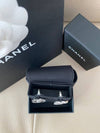 CC Logo EarringsHalf Black Cubic EarringsAB8981 - CHANEL - BALAAN 4