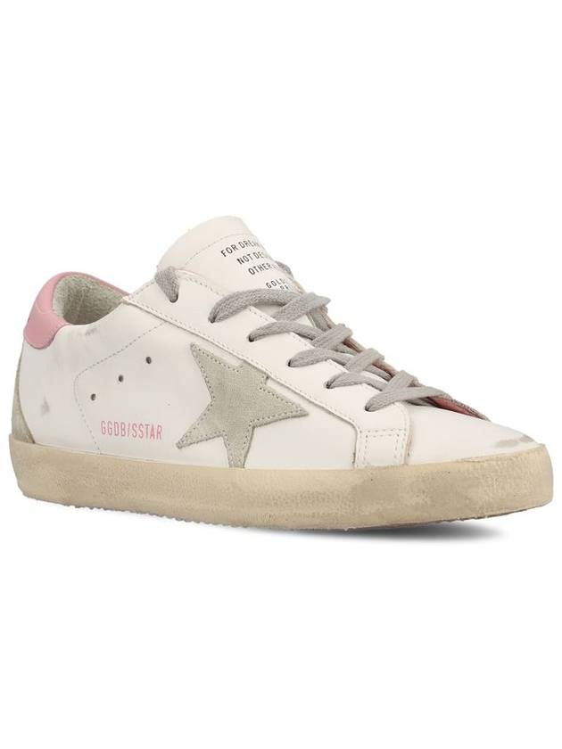 Superstar Pink Tab Low Top Sneakers - GOLDEN GOOSE - BALAAN 3