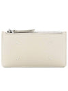 Signature Stitch Zipper Pocket Card Wallet Light Grey - MAISON MARGIELA - BALAAN 1