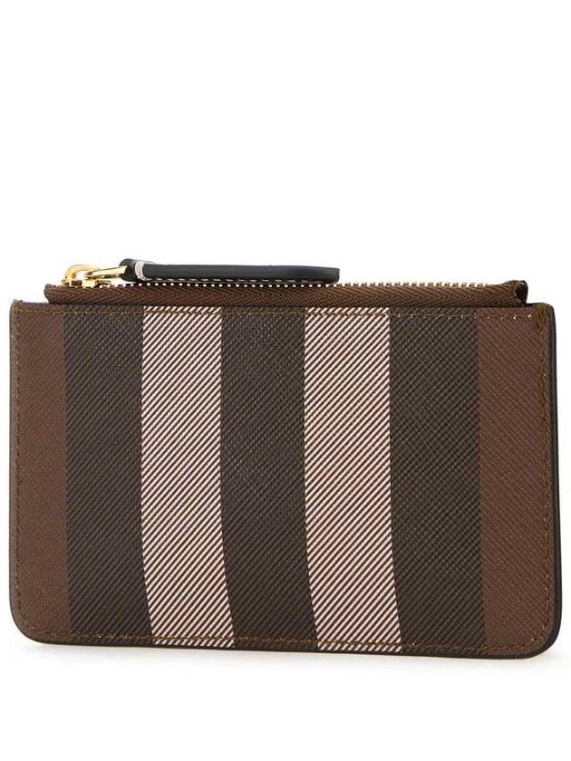 Check Motif Card Wallet Brown - BURBERRY - BALAAN 3