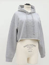 embroidered gray hoodie - GANNI - BALAAN 4