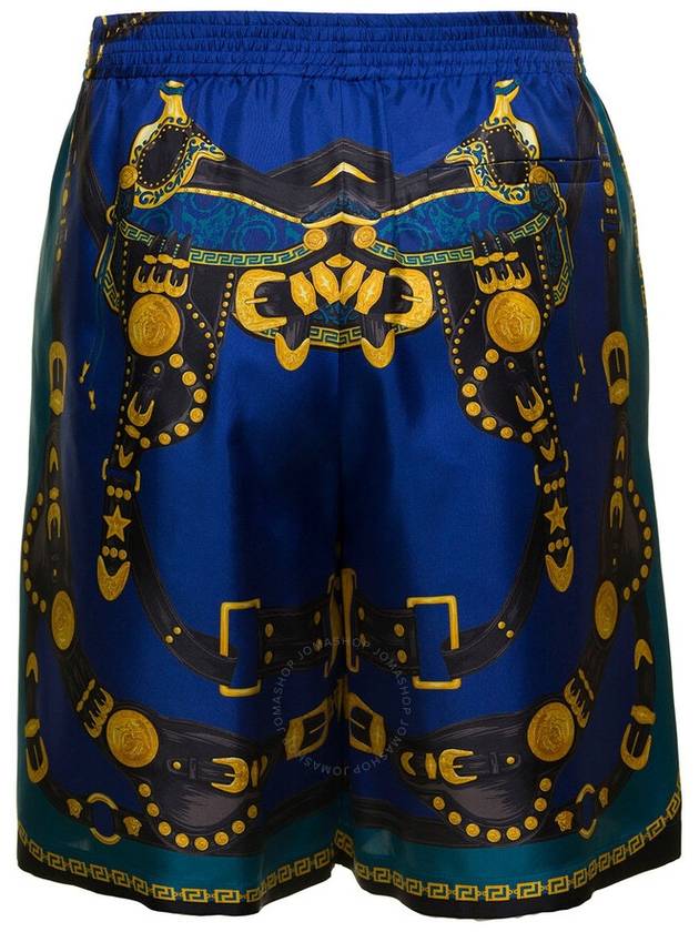 Short Pants 10024761A074255U180 Blu - VERSACE - BALAAN 3