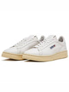 Dallas White Tab Leather Low Top Sneakers White - AUTRY - BALAAN 2