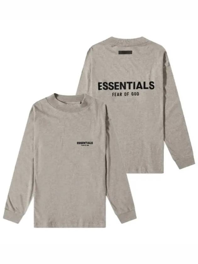 The Core Collection Long Sleeve TShirt Dark Oatmeal Men's TShirt 125BT212073F 462 - FEAR OF GOD ESSENTIALS - BALAAN 1