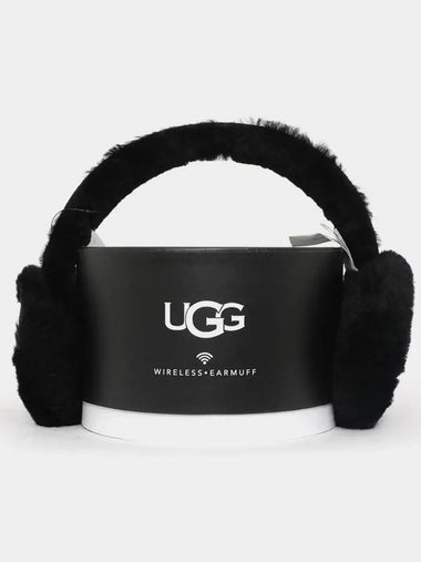 Sheepskin Wireless Earmuff Fleece Women Earmuffs 21347 BLK - UGG - BALAAN 1