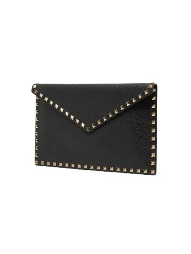 Valentino 5W2P0P56 VSH 0NO P0P56 Rockstud Clutch Bag - RED VALENTINO - BALAAN 3