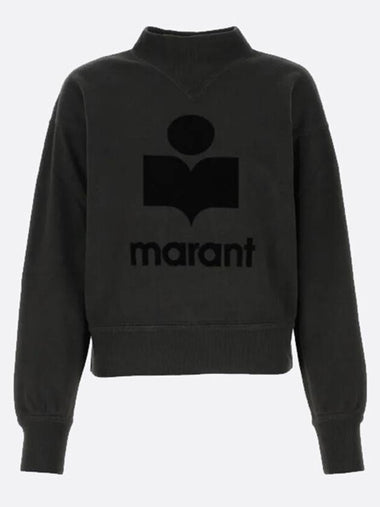 Isabel Marant Mobi Logo Sweatshirt Black SW0003FA A1M07E 02FK - ISABEL MARANT - BALAAN 1