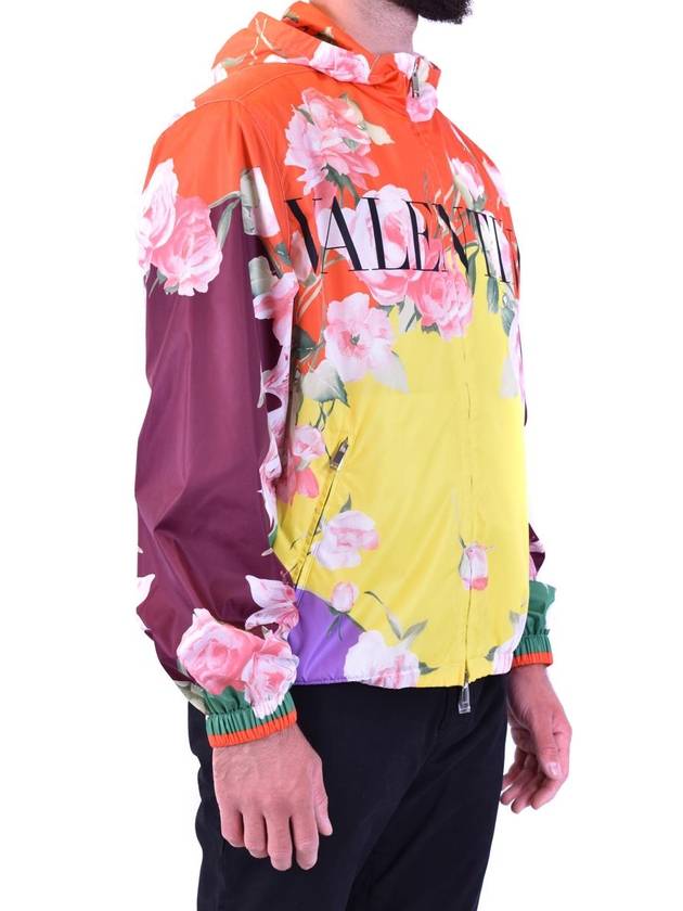 flower print hooded zip-up - VALENTINO - BALAAN 3