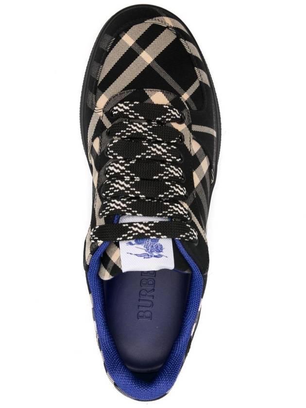 Check Terrace Low Top Sneakers Black - BURBERRY - BALAAN 5