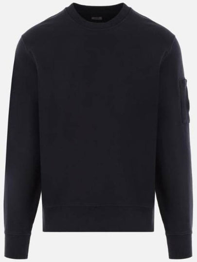 Lens Wappen Cotton Sweatshirt Navy - CP COMPANY - BALAAN 2